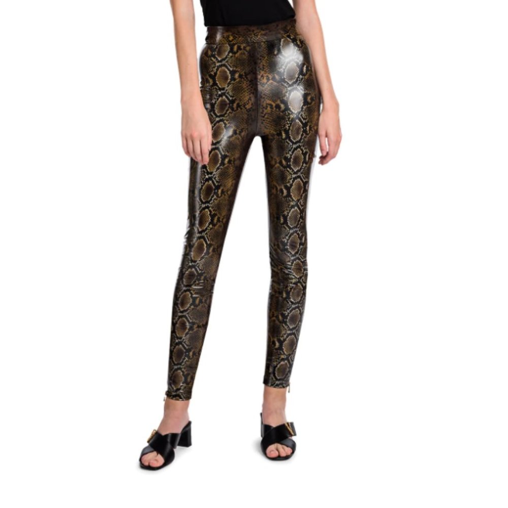 Authentic Versace Leggings Python Print Natural - image 6